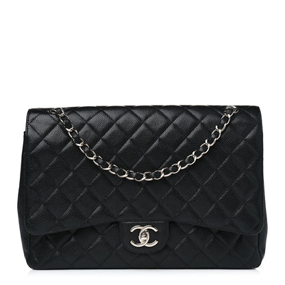 Chanel Caviar Quilted Maxi Double Flap Black 1 of 8