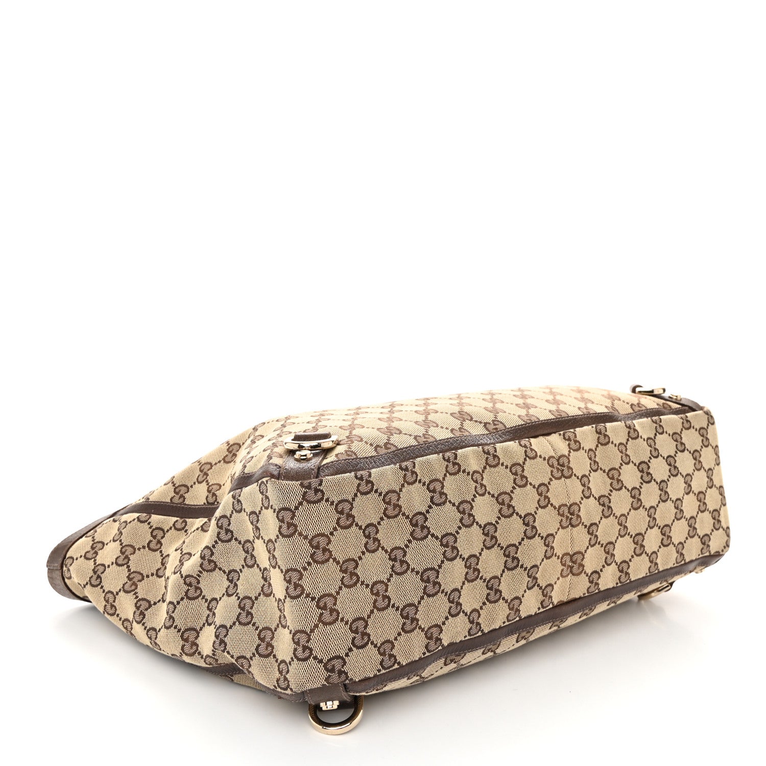 Gucci Monogram Large Abbey Tote Dark Brown 4 of 11