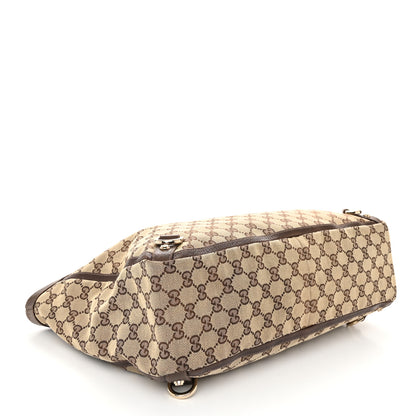 Gucci Monogram Large Abbey Tote Dark Brown 4 of 11