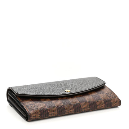Louis Vuitton Damier Ebene Normandy Wallet Black 4 of 8