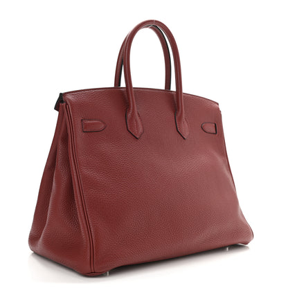 Hermes Togo Birkin 35 Rouge H 3 of 10