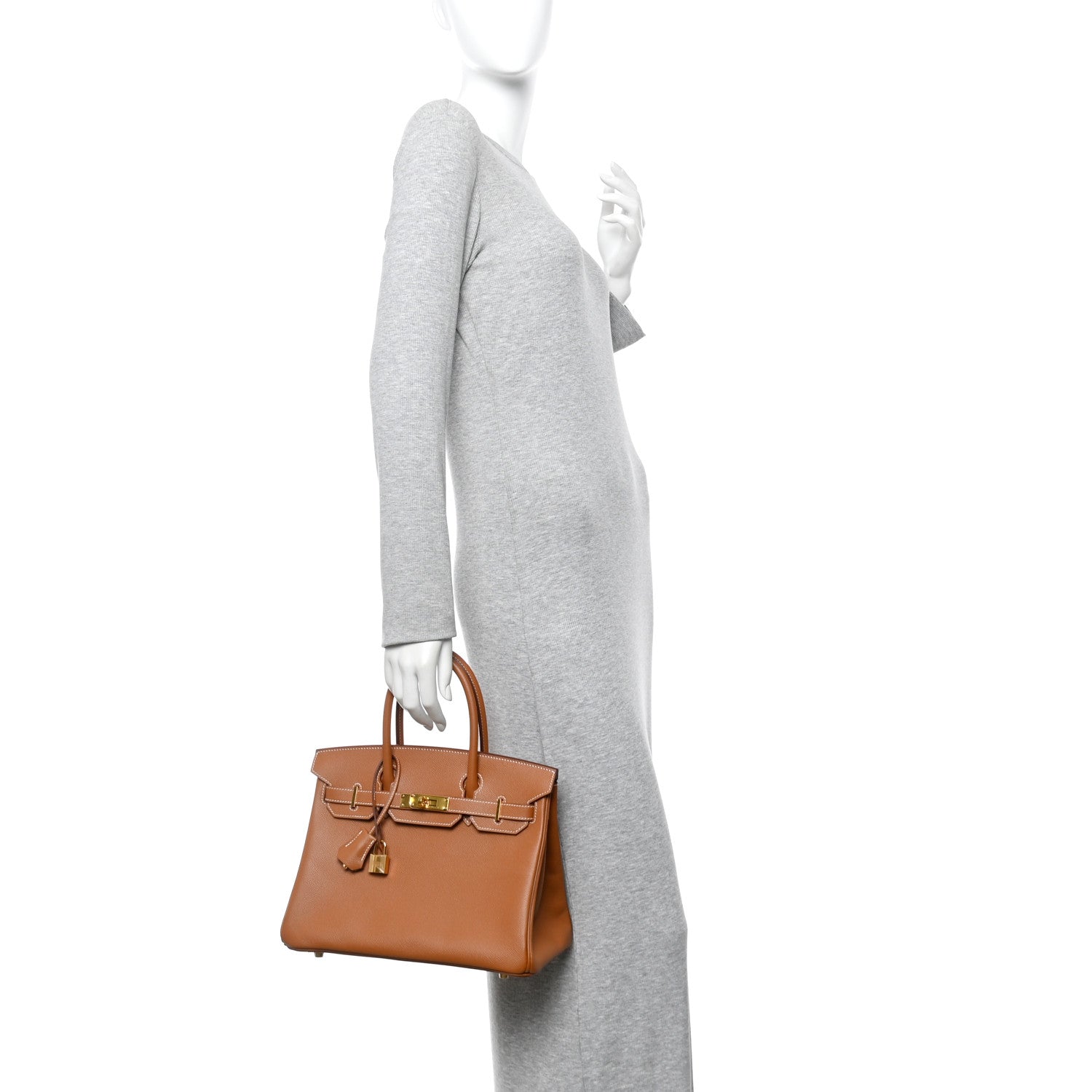 Hermes Epsom Birkin 30 Gold 3 of 19