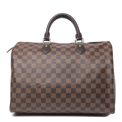 Louis Vuitton Damier Ebene Speedy 35 1 of 11