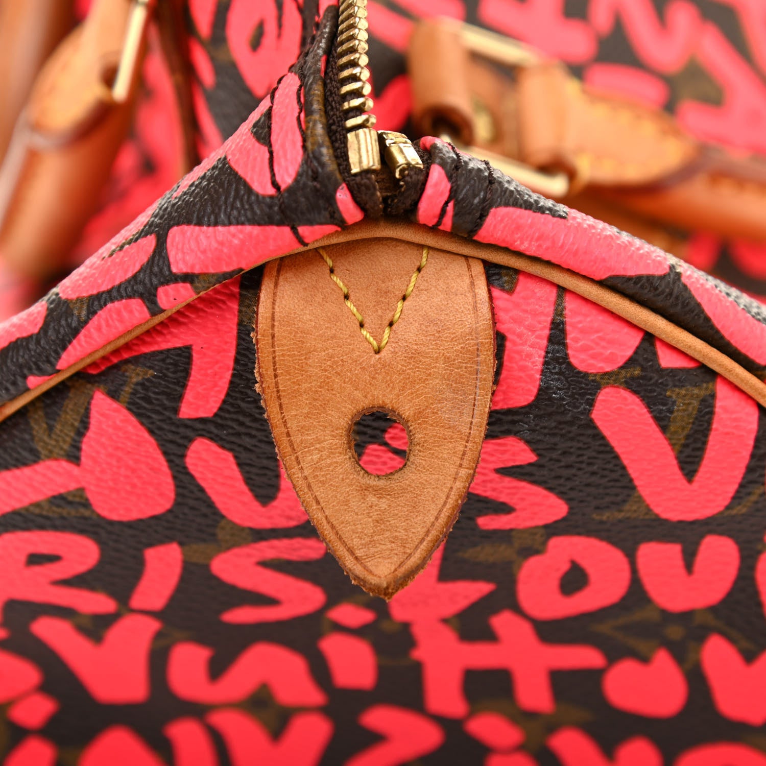 Louis Vuitton Monogram Graffiti Speedy 30 Fuchsia 15 of 17