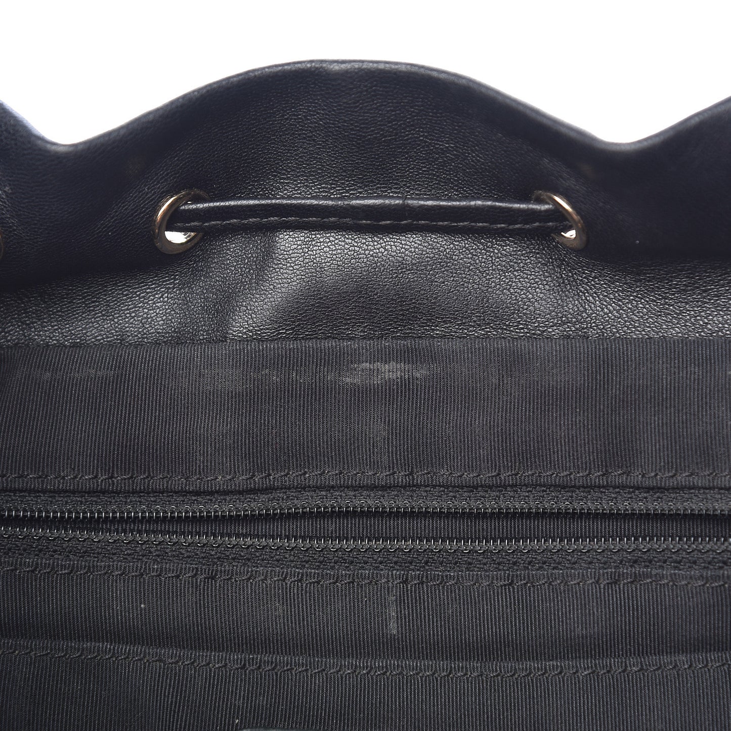 Lambskin Quilted Large Urban Spirit Backpack Black