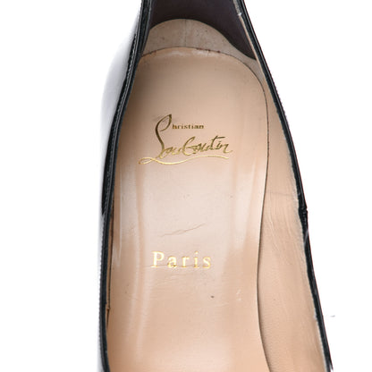 Christian Louboutin Patent Ron Ron Zeppa 80 Wedges 38.5 Black 9 of 12
