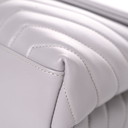 Saint Laurent Calfskin Y Quilted Monogram Medium Loulou Chain Satchel Granite 9 of 12