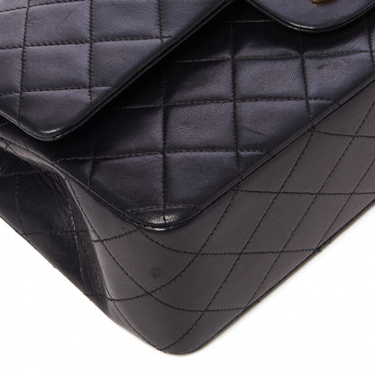 Chanel Lambskin Quilted Medium Double Flap Black 5 of 9