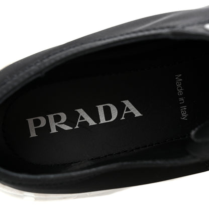 Prada Re-Nylon Gabardine Triangle Logo Double Wheel 50mm Sneakers 38.5 Black 7 of 11