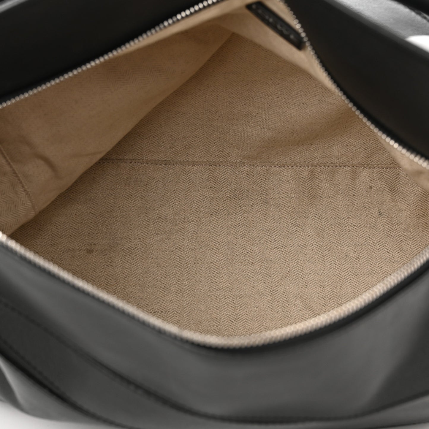 Calfskin Large Puzzle Bag Black
