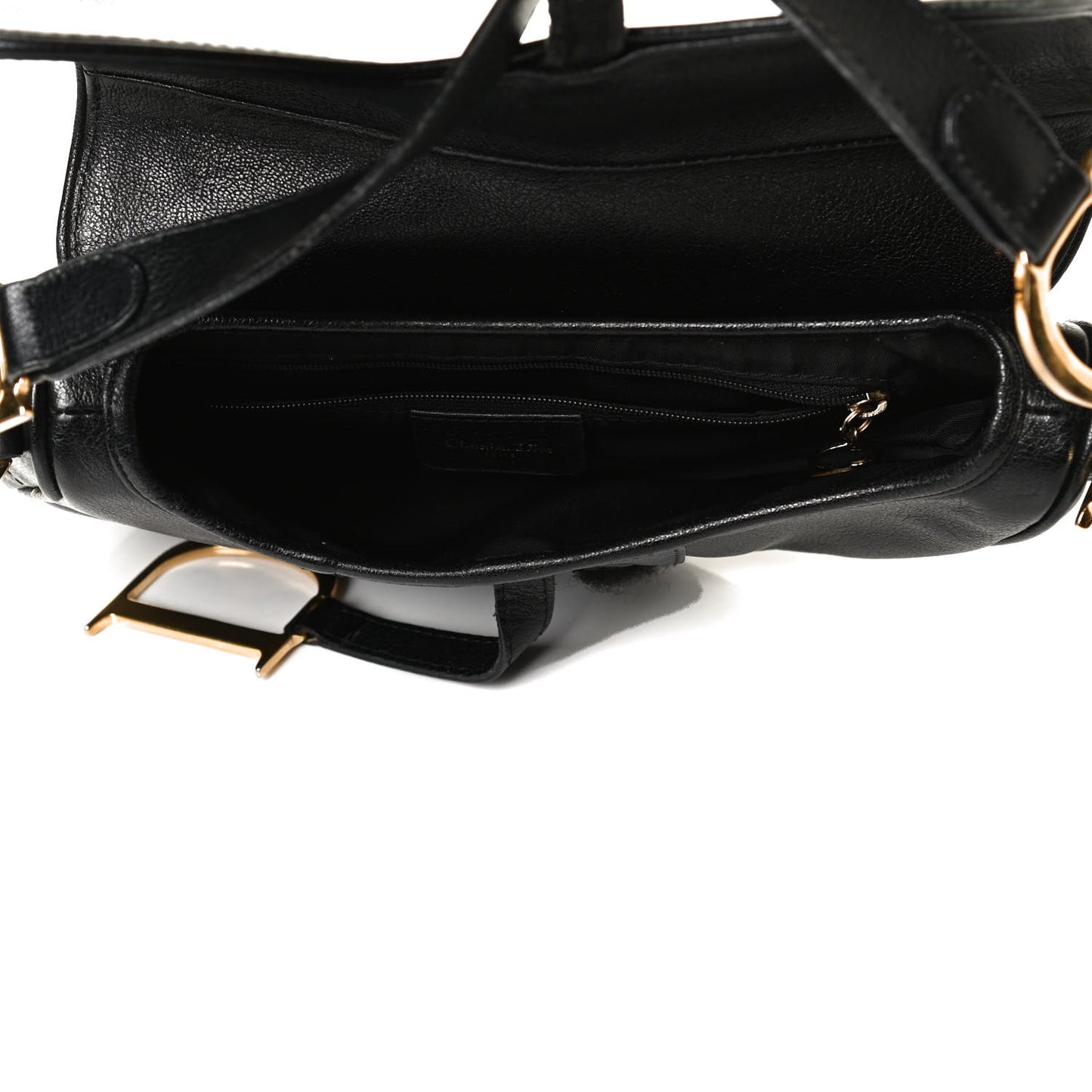 Calfskin Saddle Bag Black
