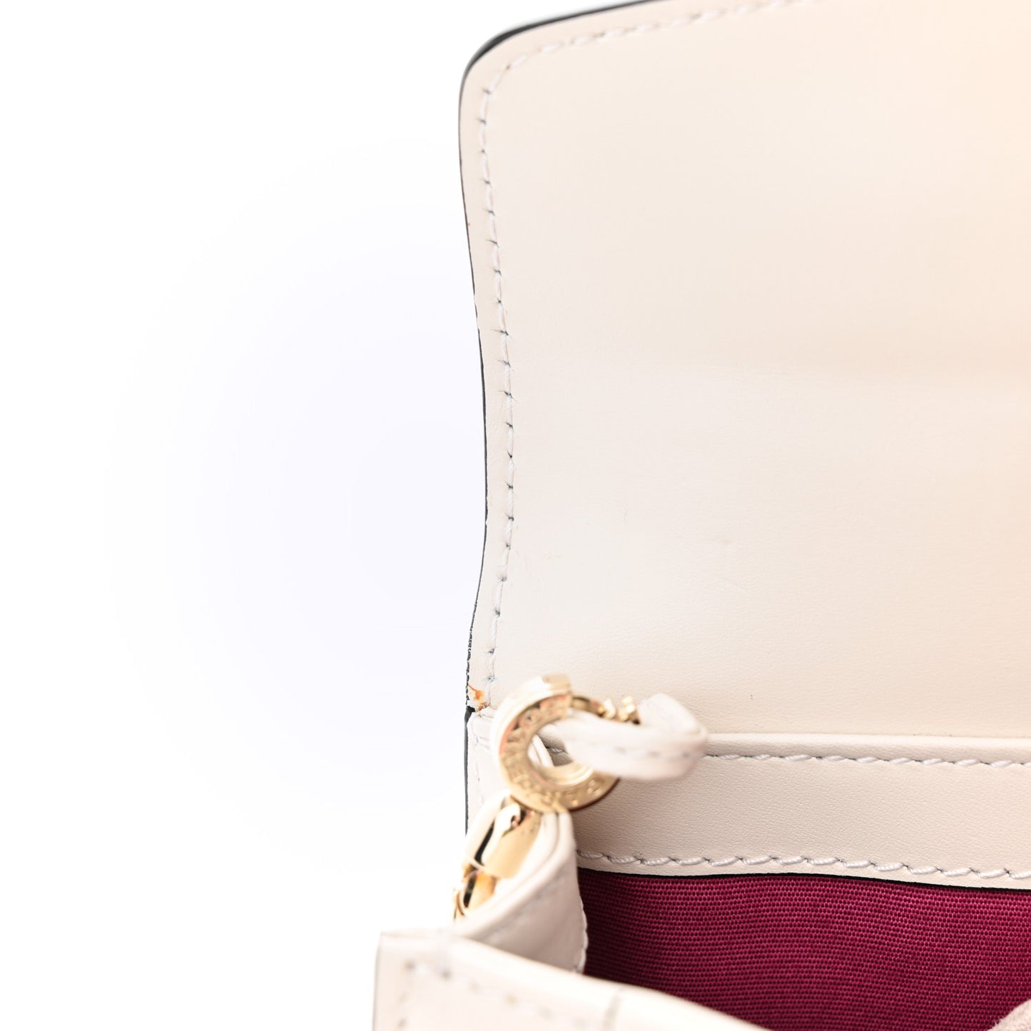 Calfskin Serpenti Forever Shoulder Bag White