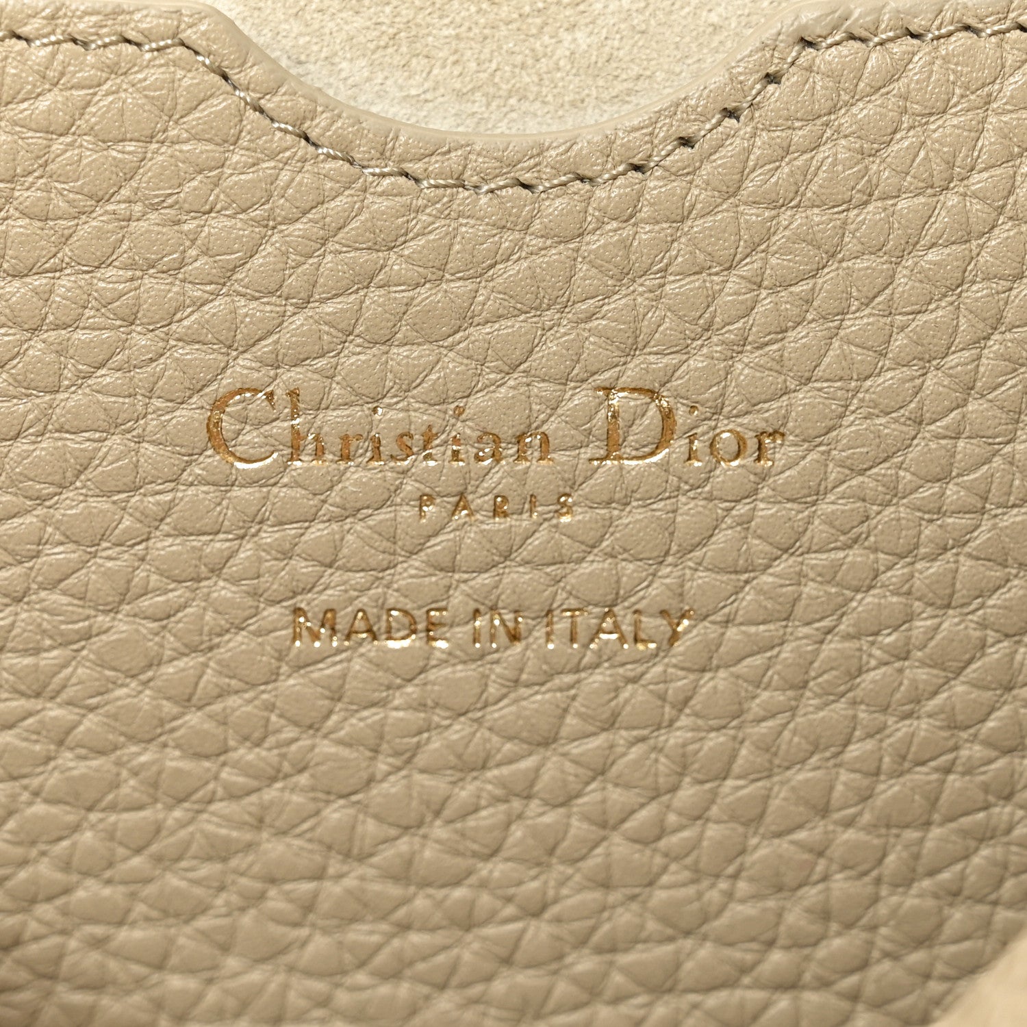 Christian Dior Grained Calfskin Large Bobby Flap Beige 6 of 10