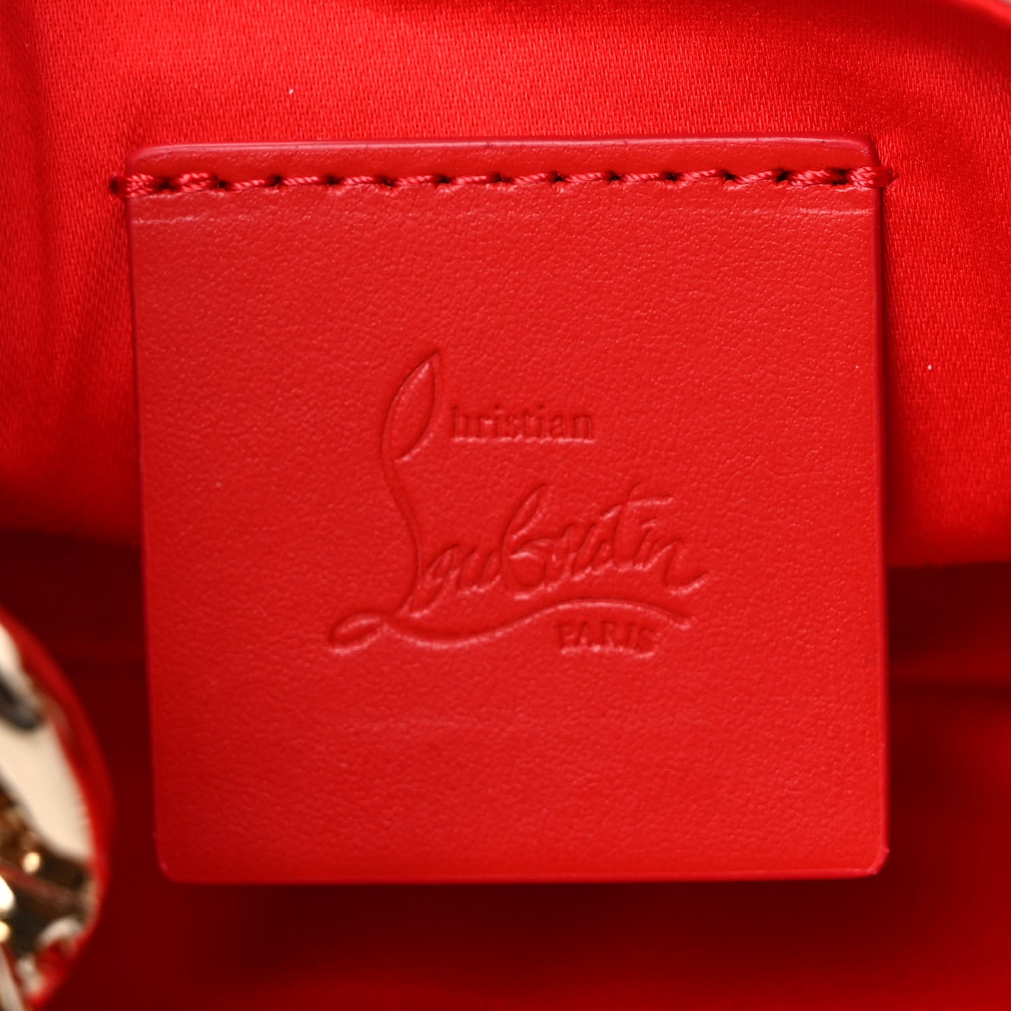 Empire Calfskin Loubila Mini Chain Shoulder Bag Leche