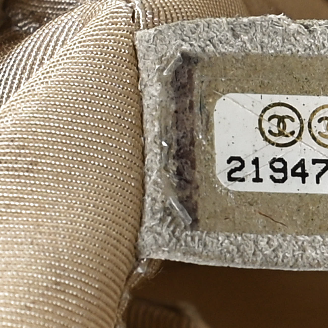 Chanel Calfskin Quilted Large CC Shopping Tote Beige 7 of 10