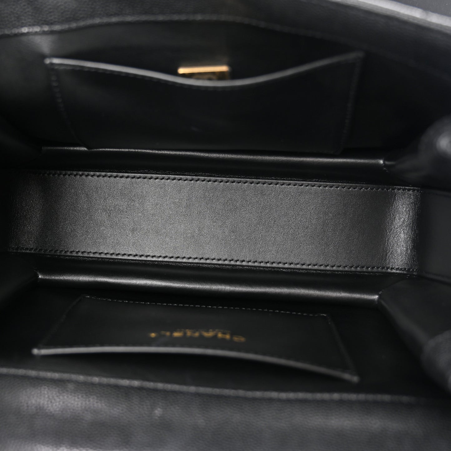 Caviar Quilted Coco First Flap Black