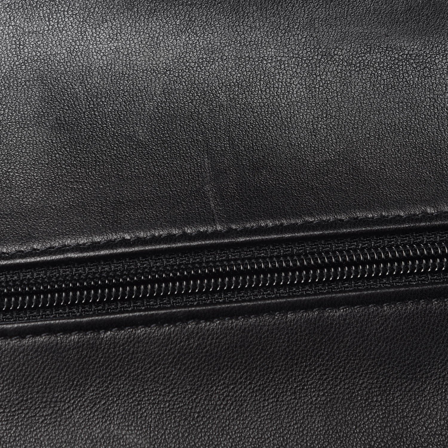 Chanel Lambskin Quilted Medium Double Flap Black 12 of 14
