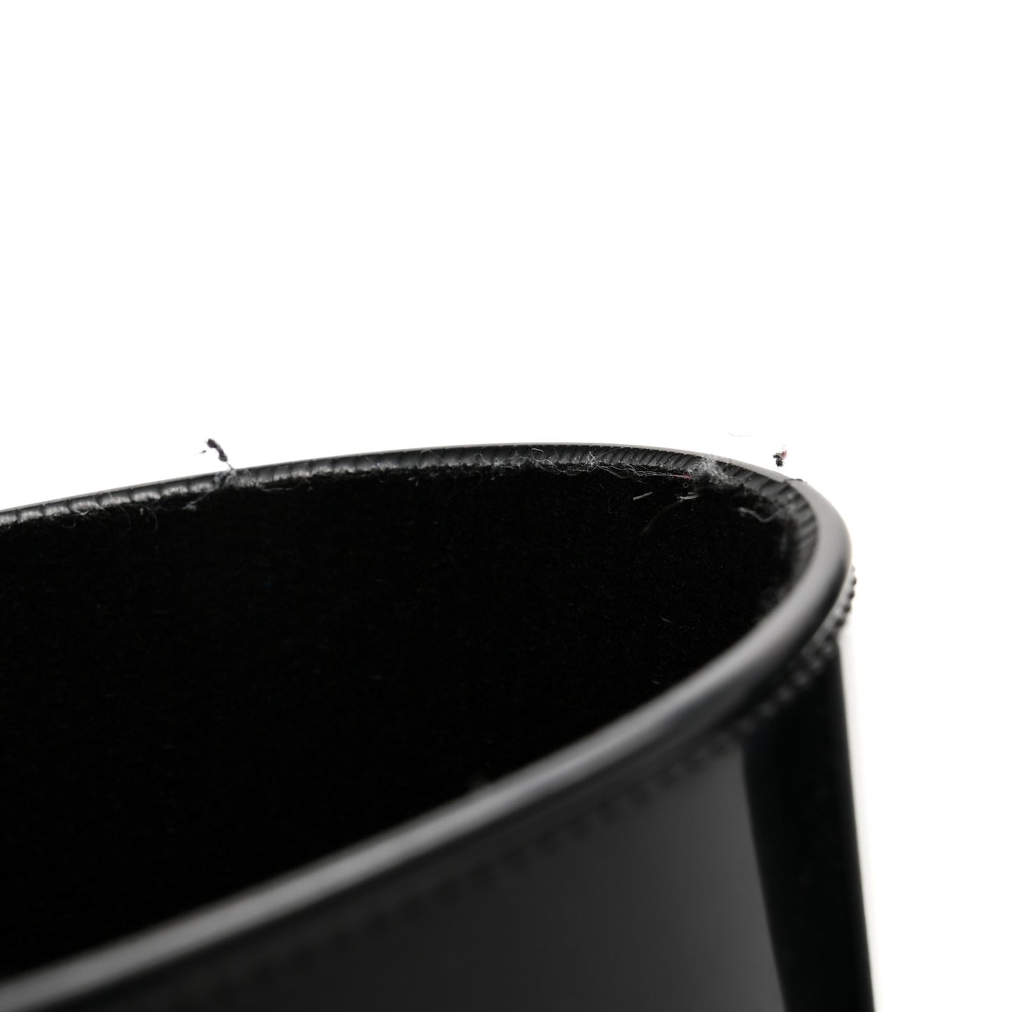 Recycled PVC Calfskin Loubirain 70 Boots 39 Black