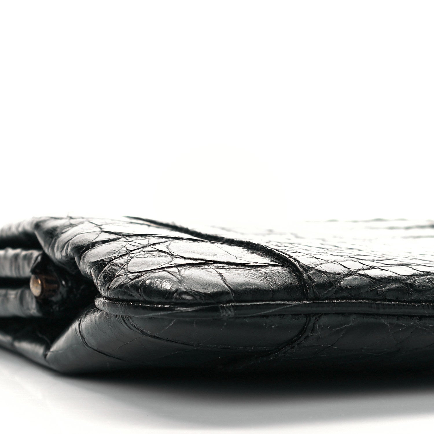 Nancy Gonzalez Crocodile Clutch Black 8 of 9