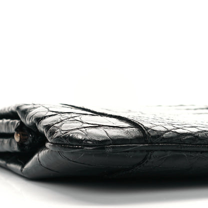 Nancy Gonzalez Crocodile Clutch Black 8 of 9