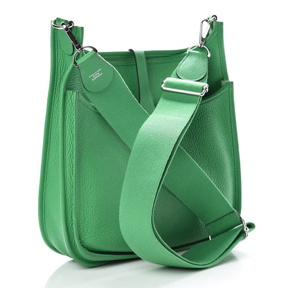 Hermes Taurillon Clemence Evelyne III PM Bambou 3 of 15