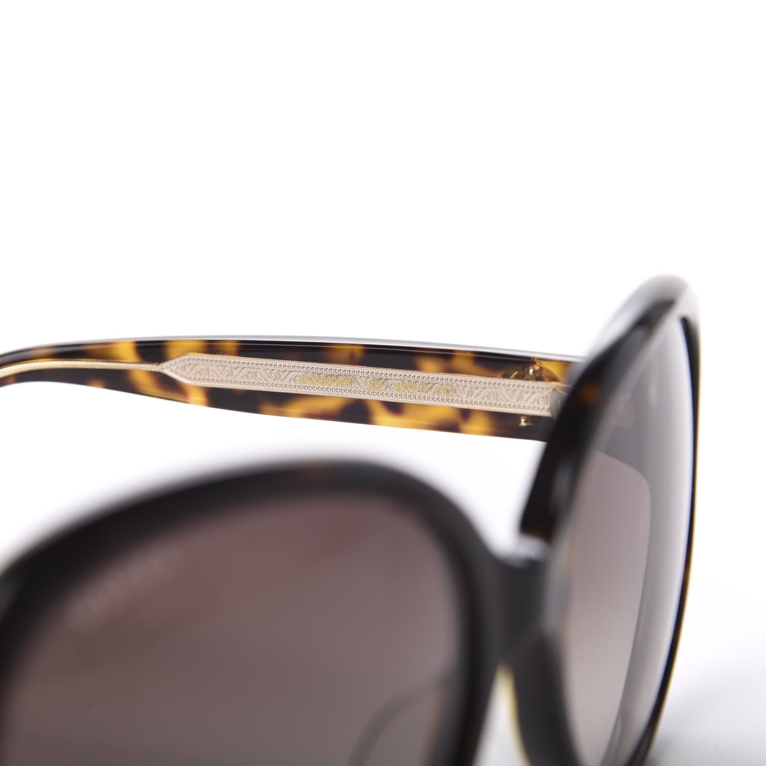 Gucci Acetate Oversized Round Sunglasses GG0080SK Tortoiseshell 6 of 8