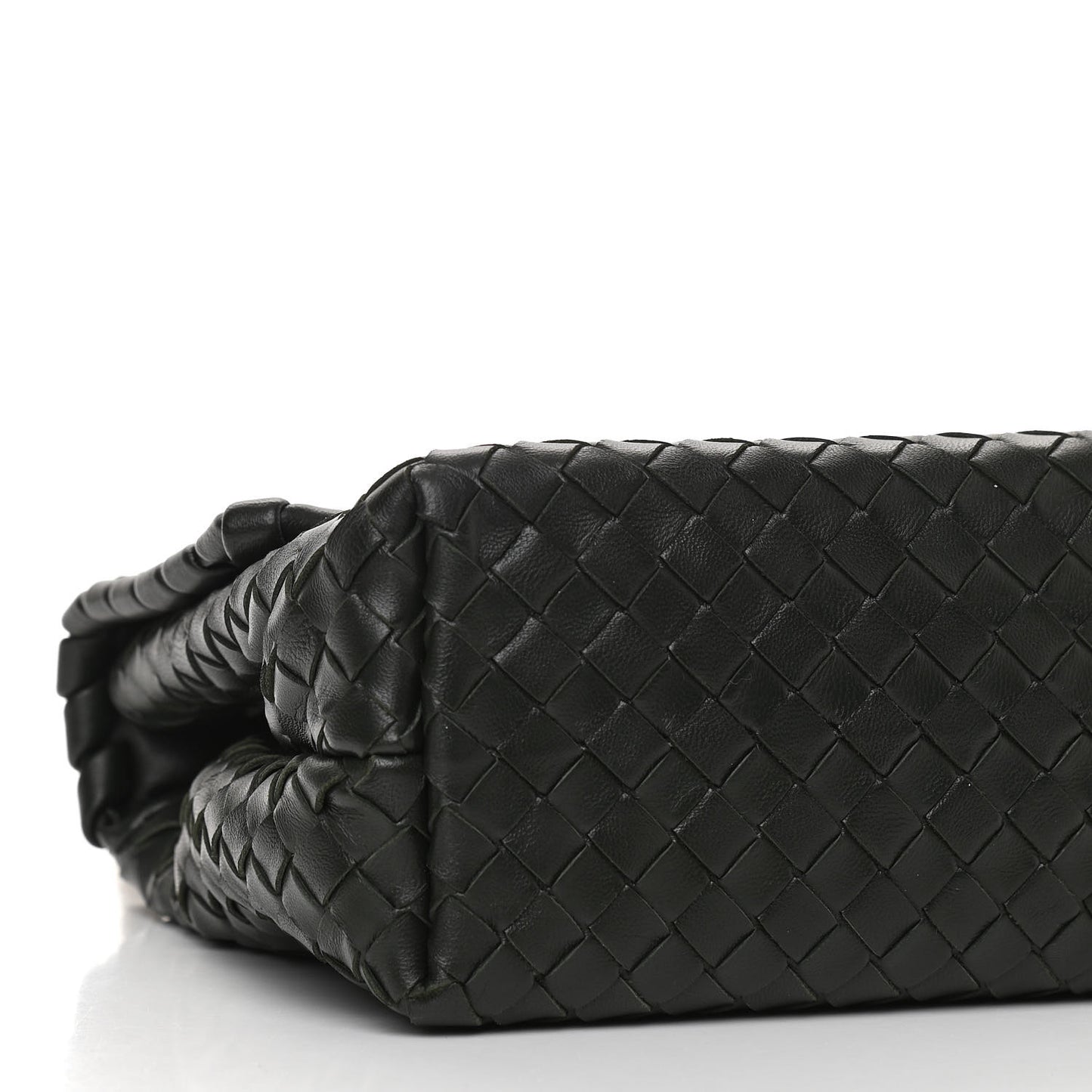 Nappa Intrecciato Small Olimpia Shoulder Bag Dark Moss