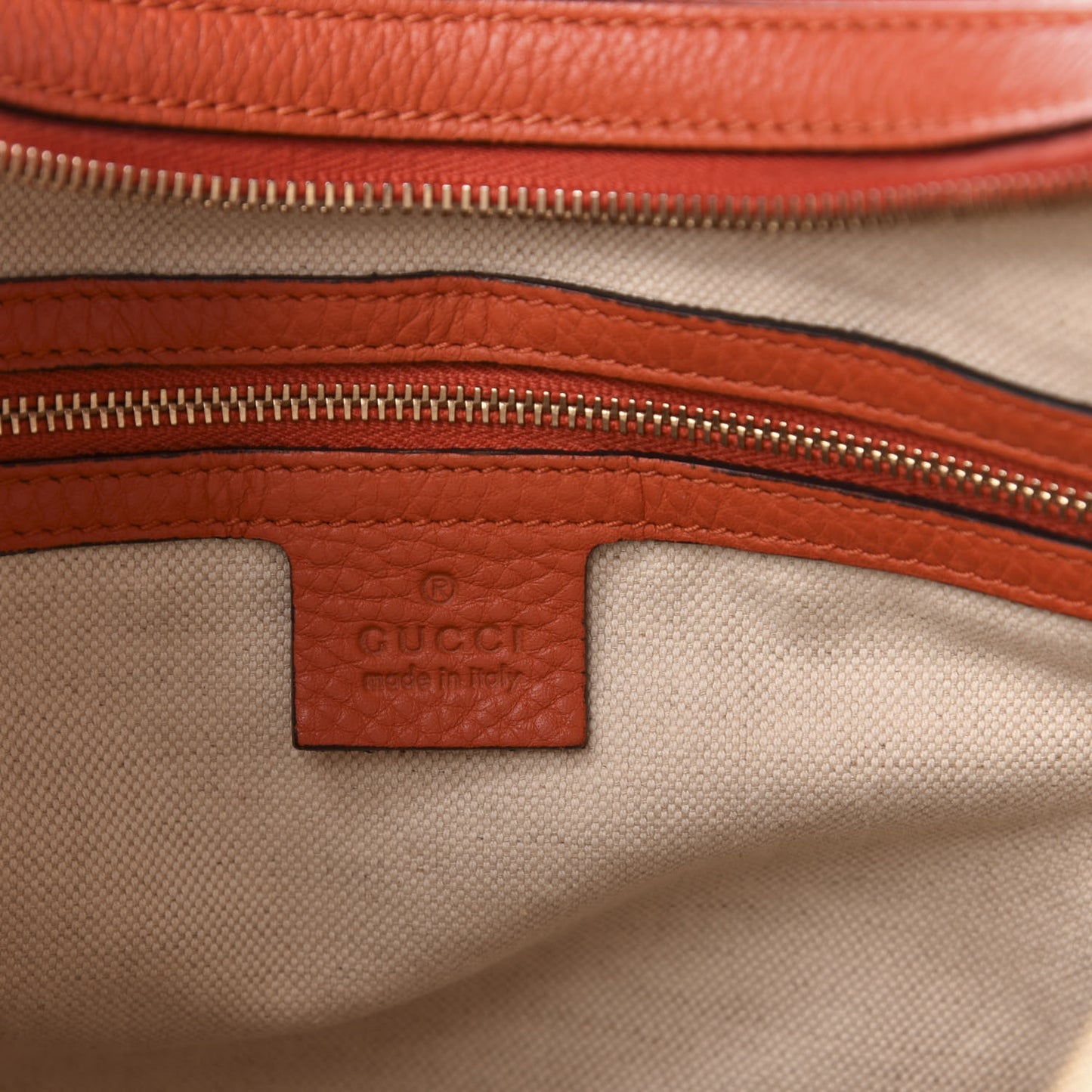 Cellarius Calfskin Small Miss GG Hobo New Dark Orange