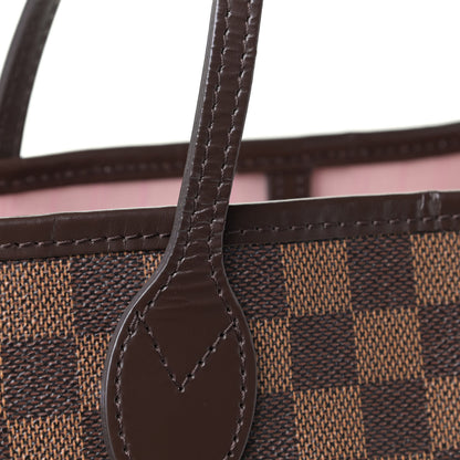 Louis Vuitton Damier Ebene Neo Neverfull MM Rose Ballerine 5 of 6