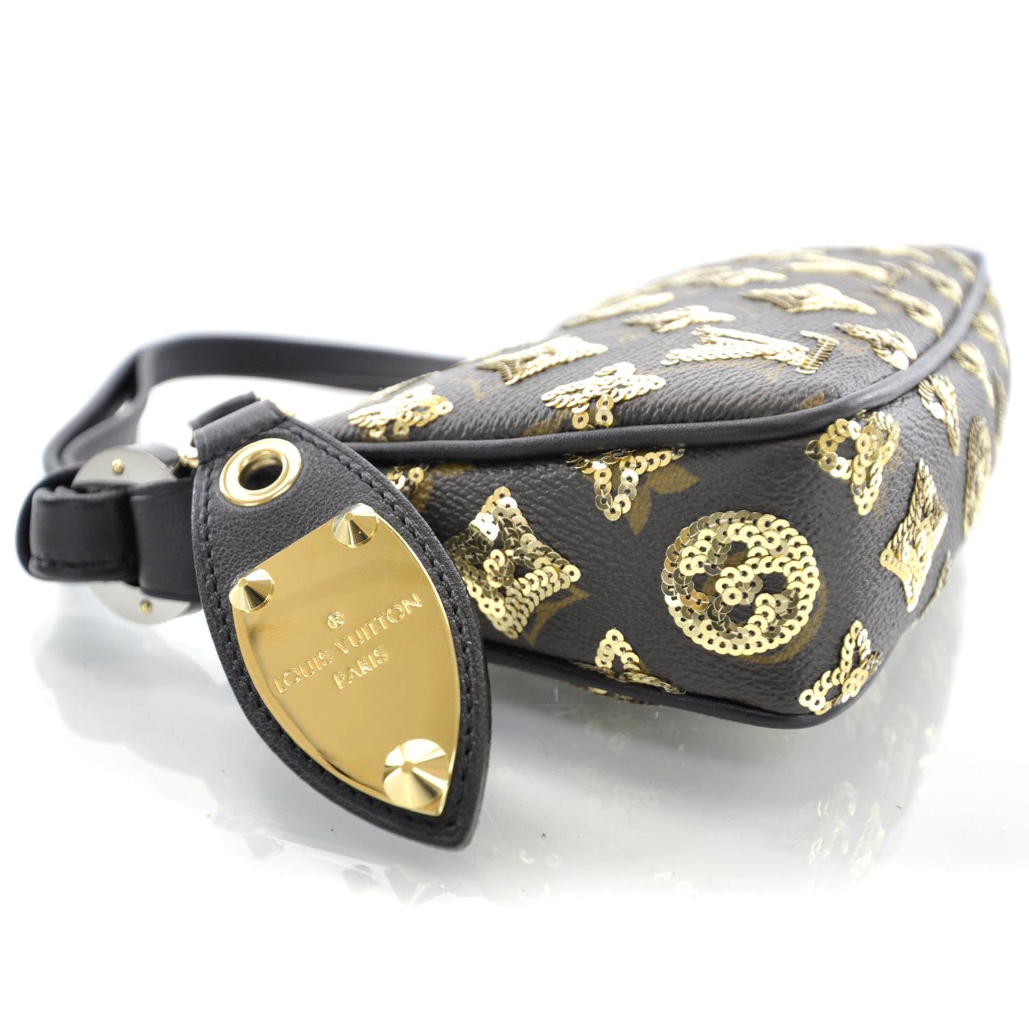Louis Vuitton Monogram Sequins Eclipse Pochette Gold 5 of 11