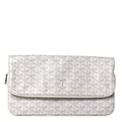 Goyard Goyardine Sainte Marie Soft Clutch White 1 of 5