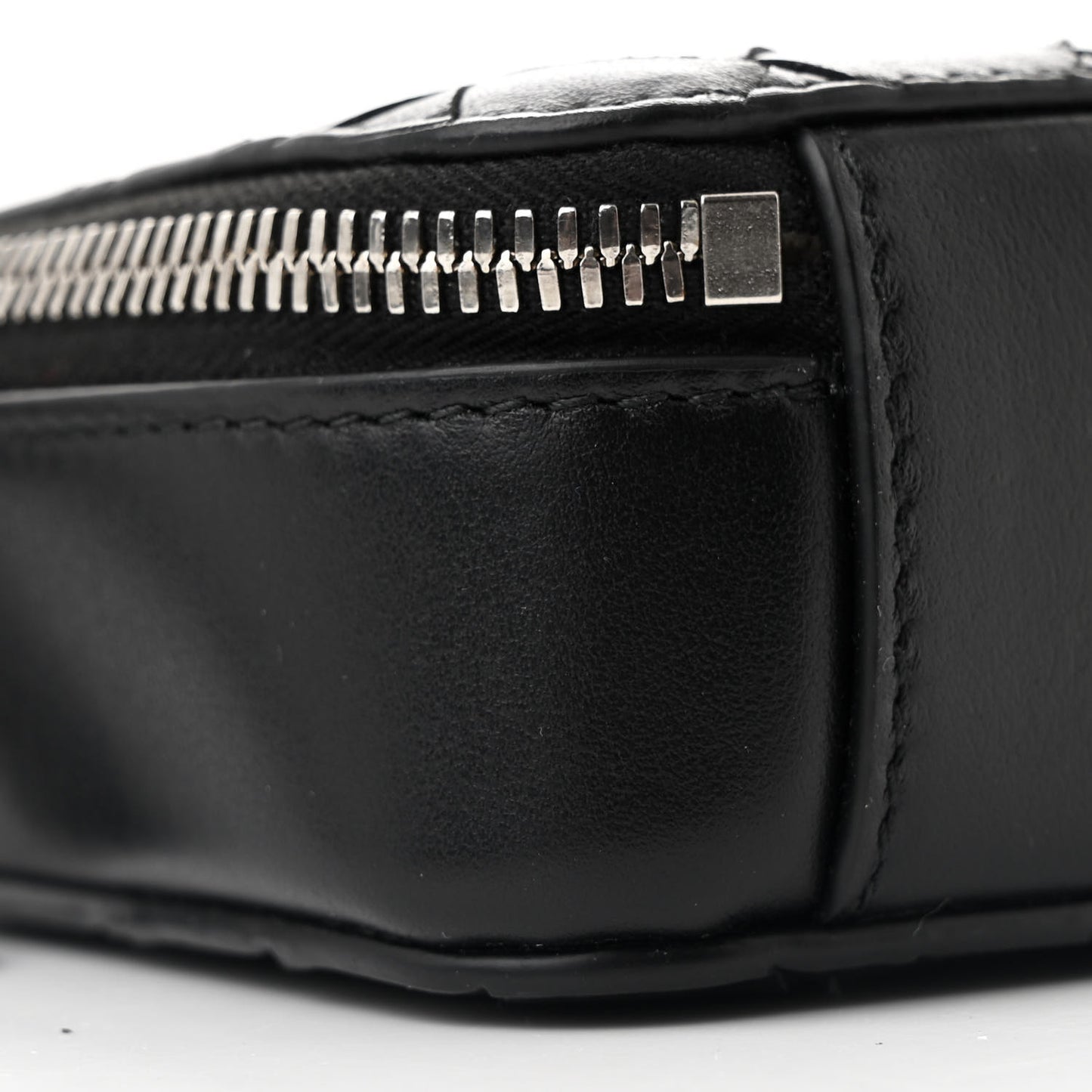 Nappa Intrecciato Getaway Phone Pouch Black