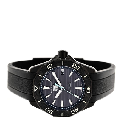 Tag Heuer Stainless Steel Rubber 40mm Aquaracer Professional 200 Solargraph Quartz Watch Black WBP1112 2 of 5