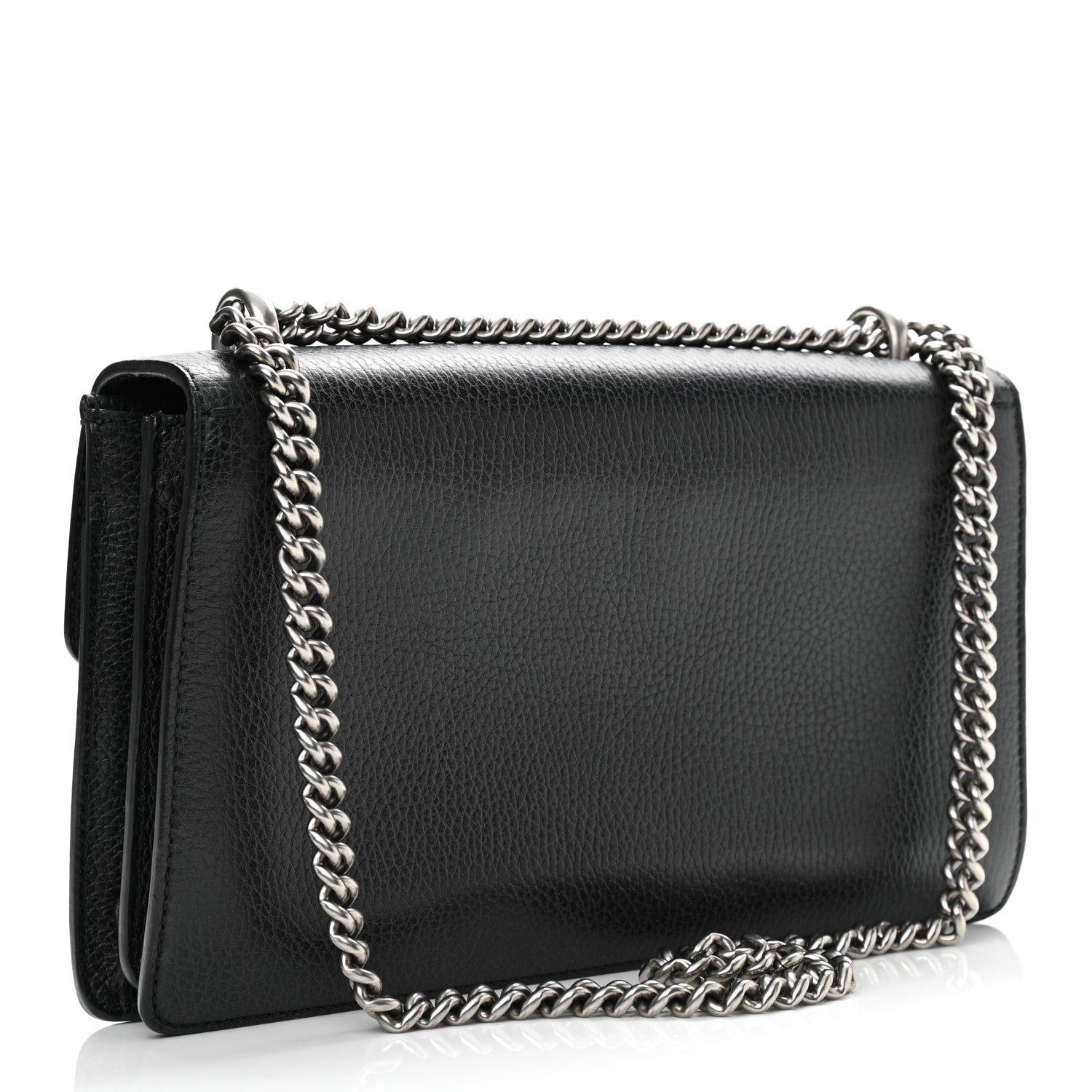 Gucci Pebbled Calfskin Small Dionysus Shoulder Bag Black 2 of 11