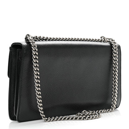 Gucci Pebbled Calfskin Small Dionysus Shoulder Bag Black 2 of 11