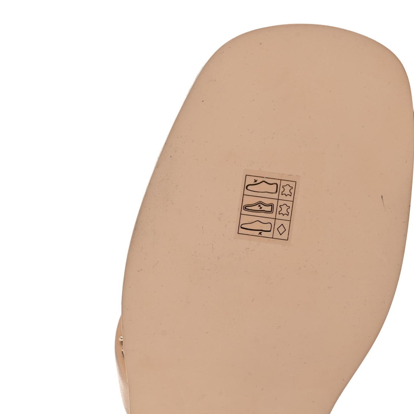 Lambskin Cork Chain Sandals 37 Beige
