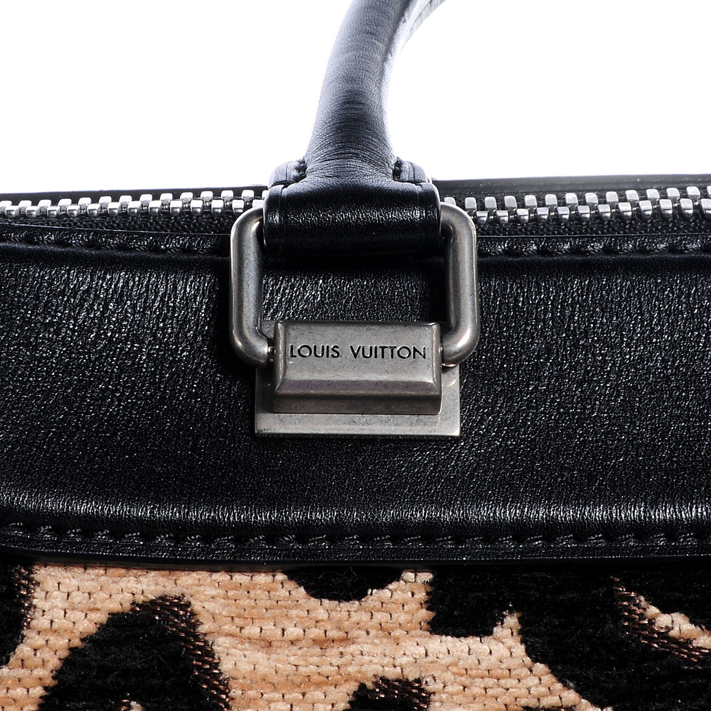 Jacquard Velvet Leopard Print Stephen Sprouse Speedy