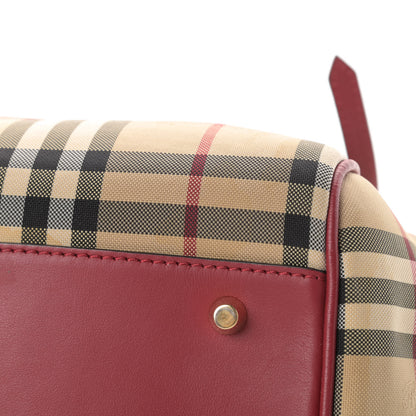 Burberry Horseferry Check Small Canterbury Tote Antique Rose 12 of 14