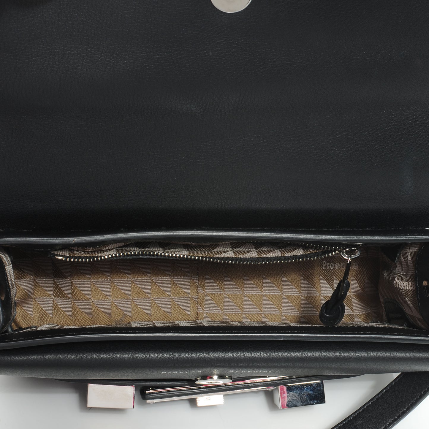 Leather Mini PS11 Classic Shoulder Bag Black