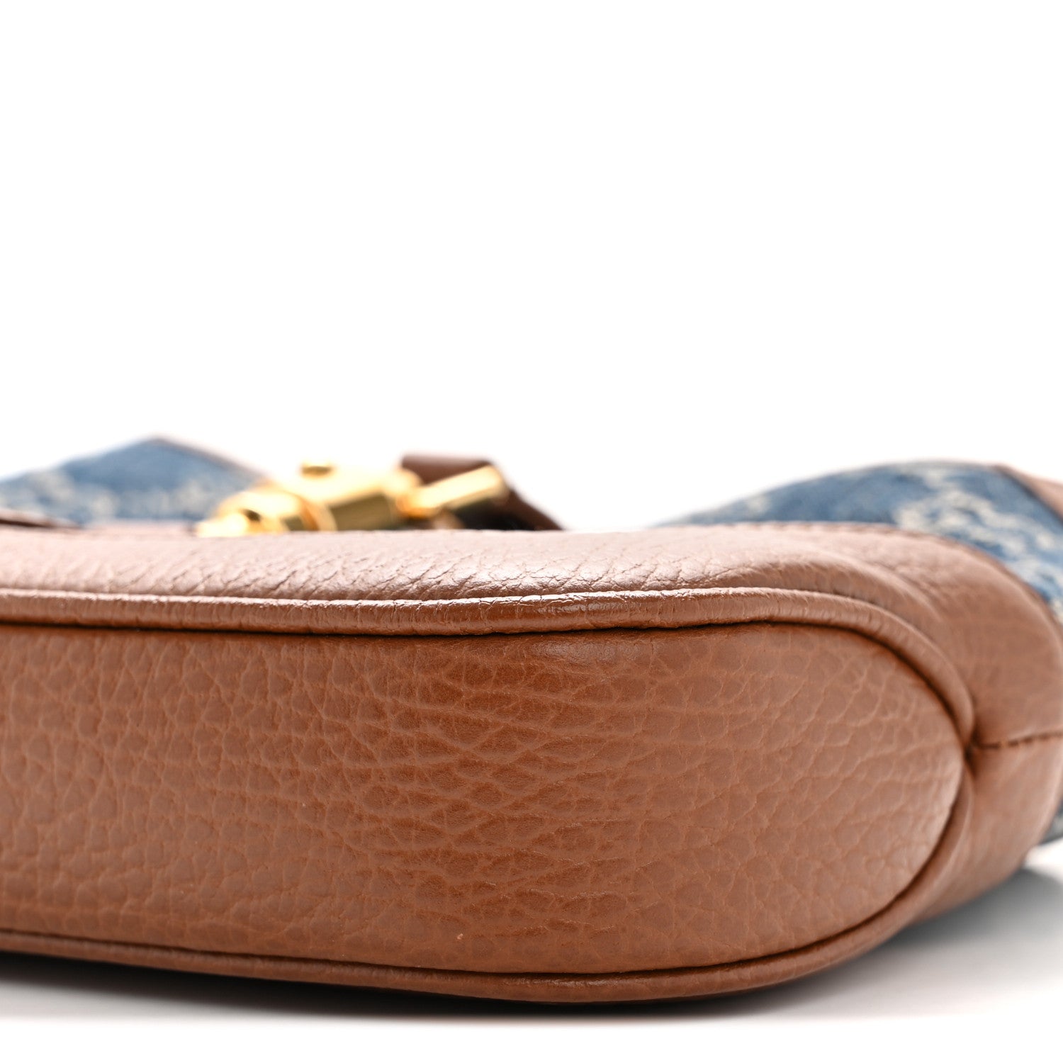 Gucci GGモノグラム ショルダーバッグ Gucci New Denim GG Monogram Calfskin Mini Jackie 1961 Hobo Blue