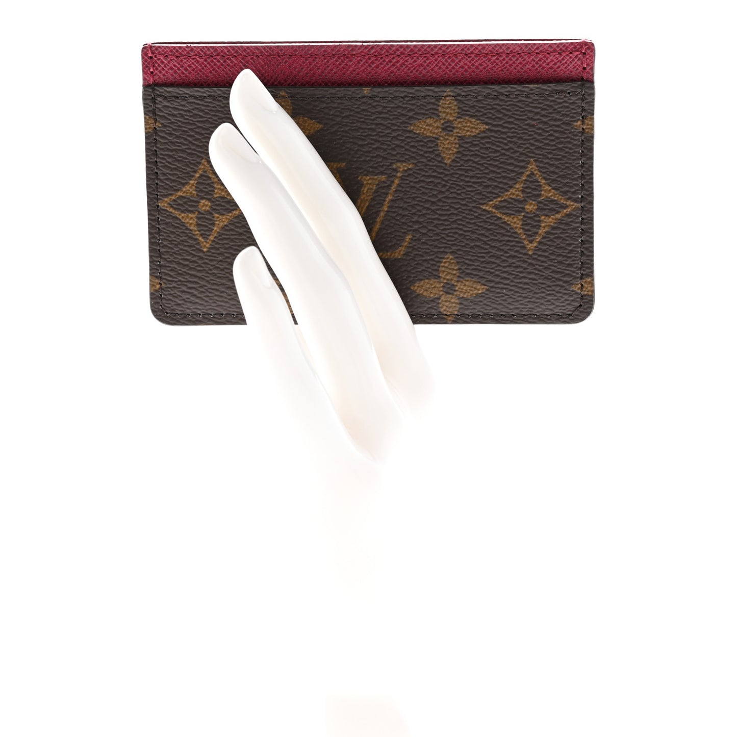 Monogram Card Holder Fuchsia