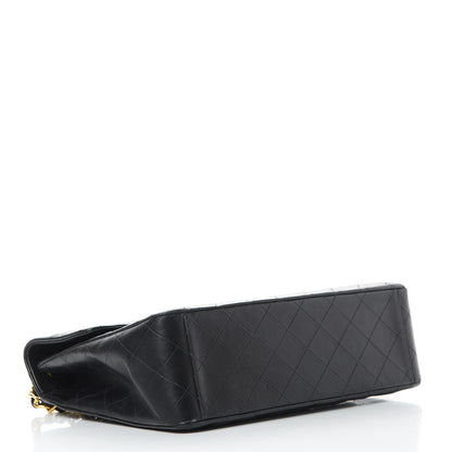 Chanel Lambskin Quilted XL Jumbo Single Flap Black 4 of 19