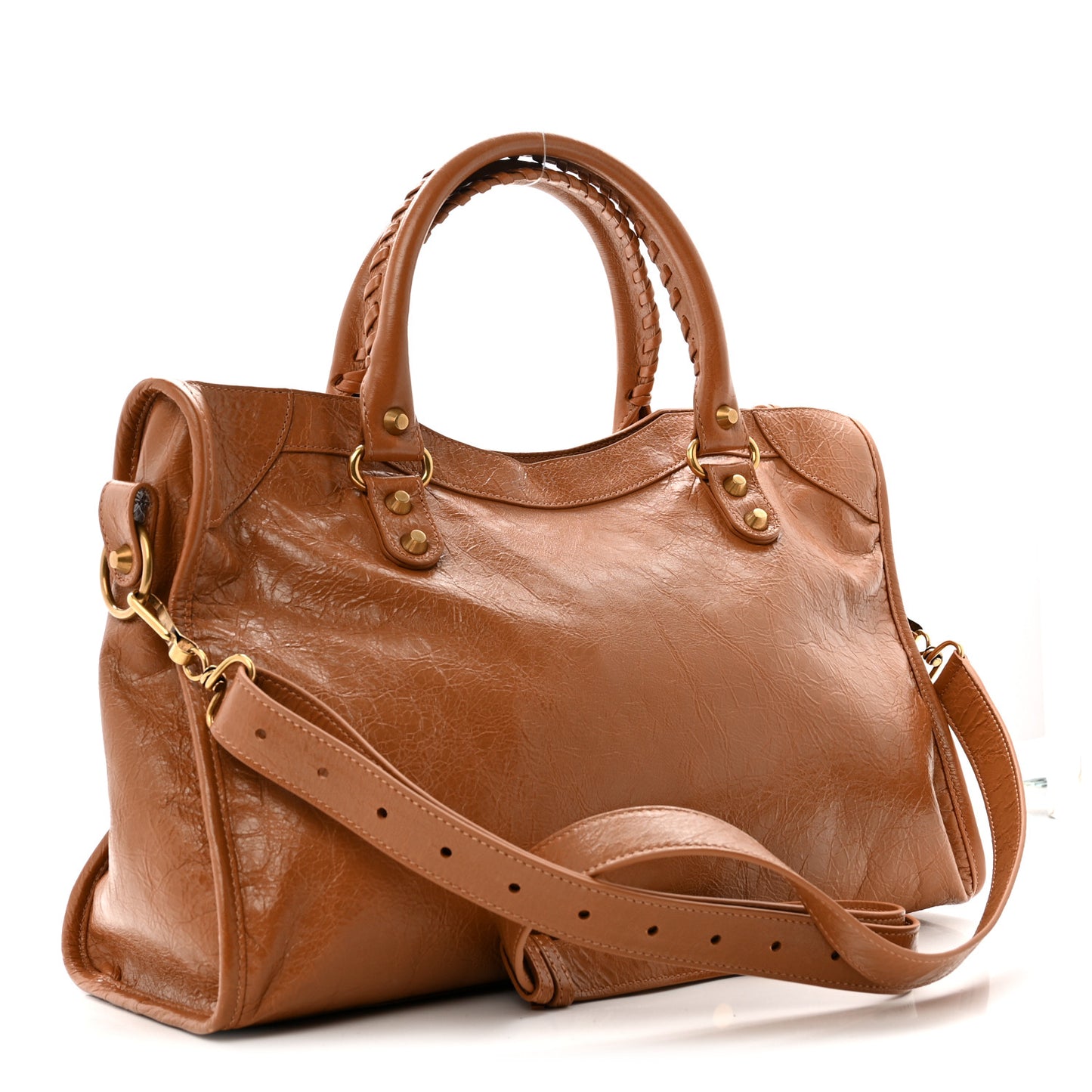 Agneau Arena Gold Hardware Medium Le City Camel