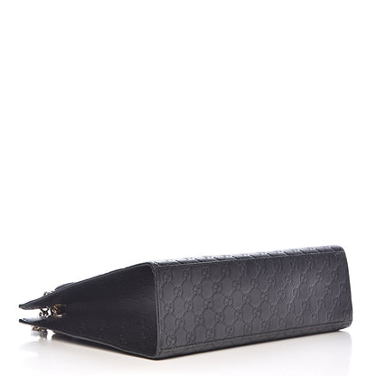 Gucci Guccissima Large Emily Chain Shoulder Bag Black 4 of 14