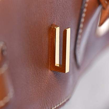 Hermes Toile Barenia Birkin 40 Fauve 22 of 37