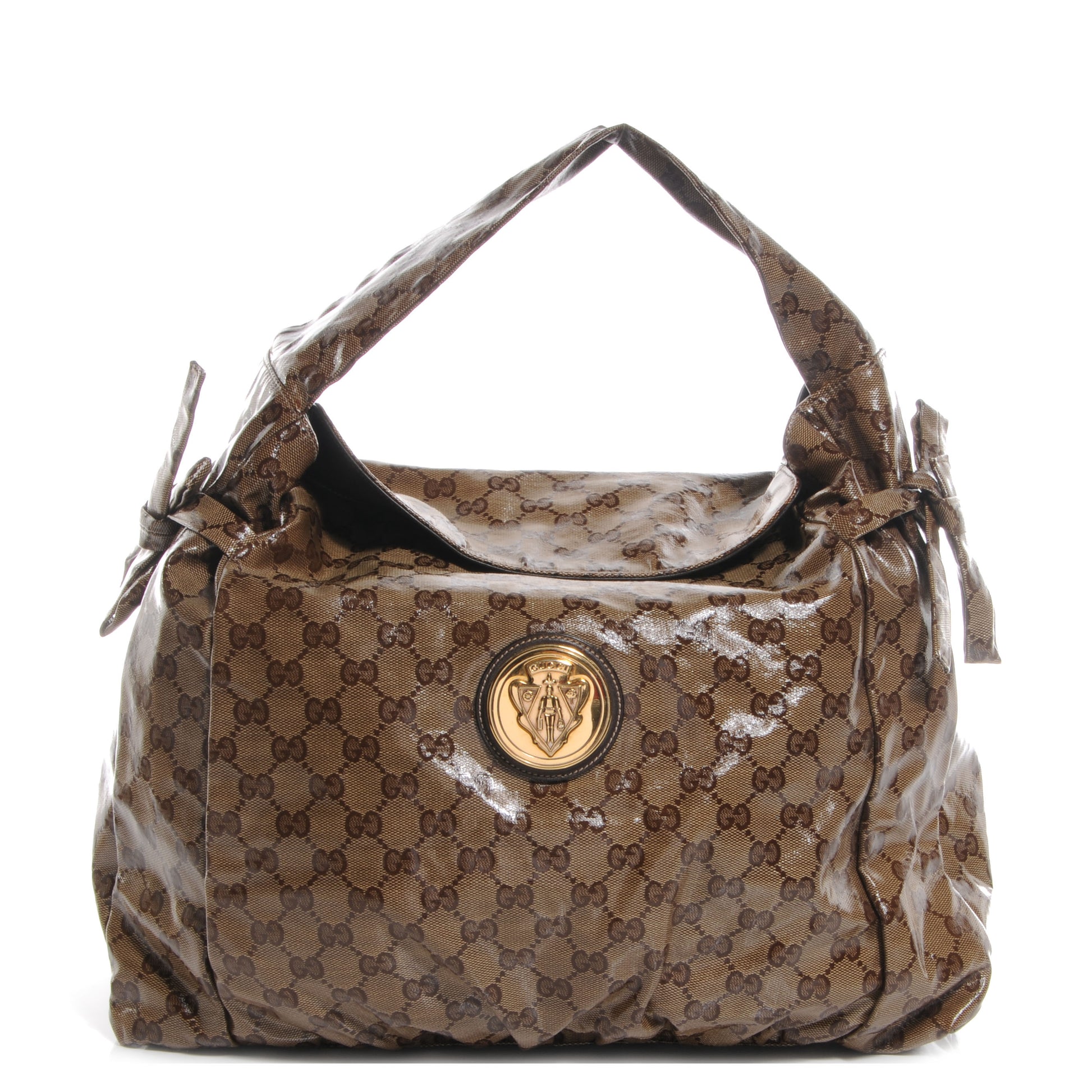 Gucci Crystal GG Medium Hysteria Tote Brown 1 of 8