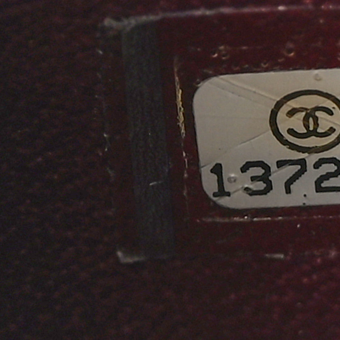 Lambskin Quilted Mini Square Flap Black