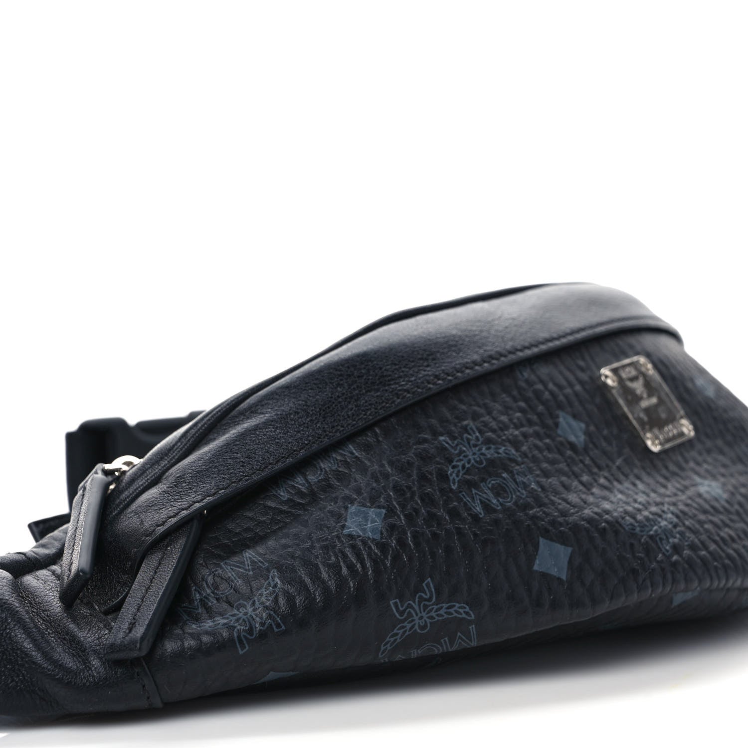 MCM Visetos Small Stark Belt Bag Black 8 of 9