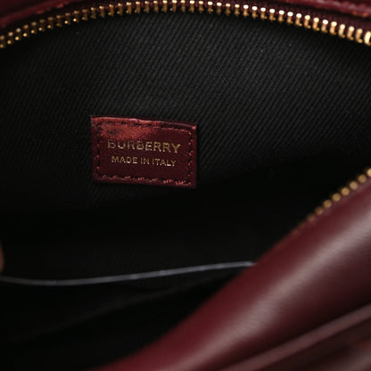 Burberry Lambskin Quilted Camera Bag Burgundy Red 6 of 8