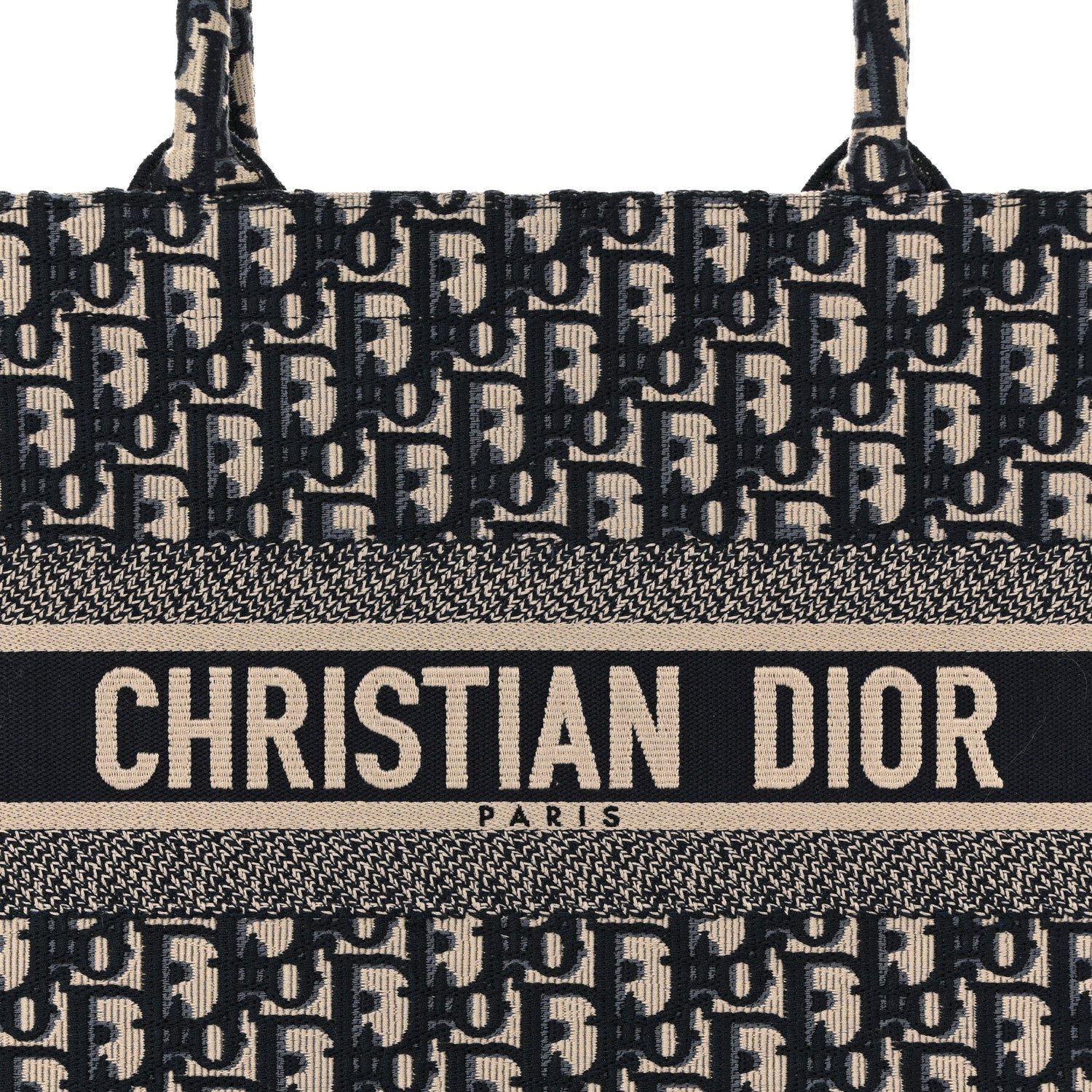 Christian Dior Oblique Medium Book Tote Blue Multicolor 8 of 12